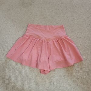 Women's Offline by Aerie Athletic Pink Flared Crossover Shorts Medium
